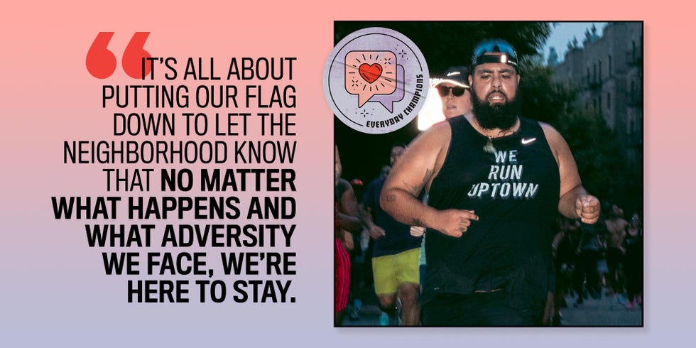 hector espinal, it's all about putting our flag down to let the neighborhood know that no matter what happens and what adversity we face, we're here to stay