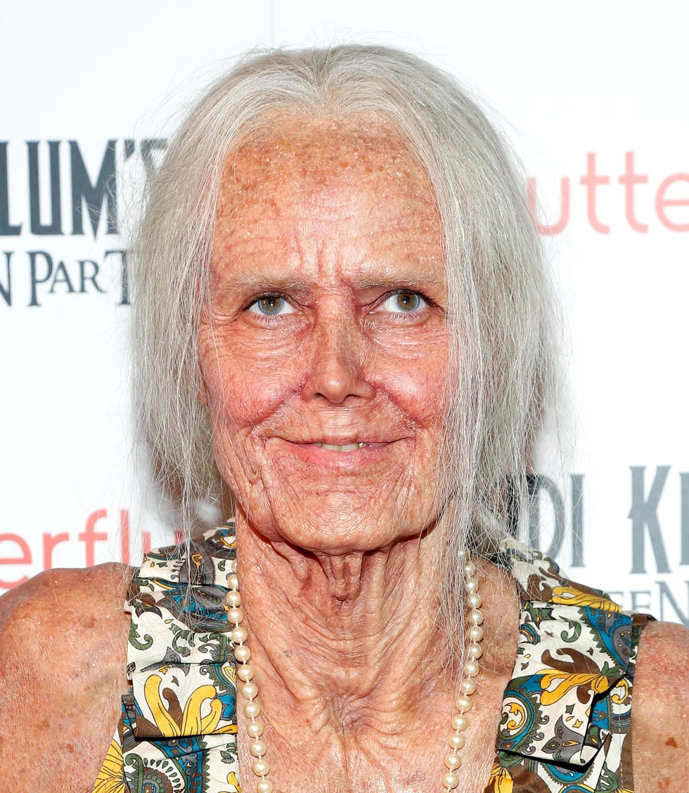 heidi klum old lady halloween costume