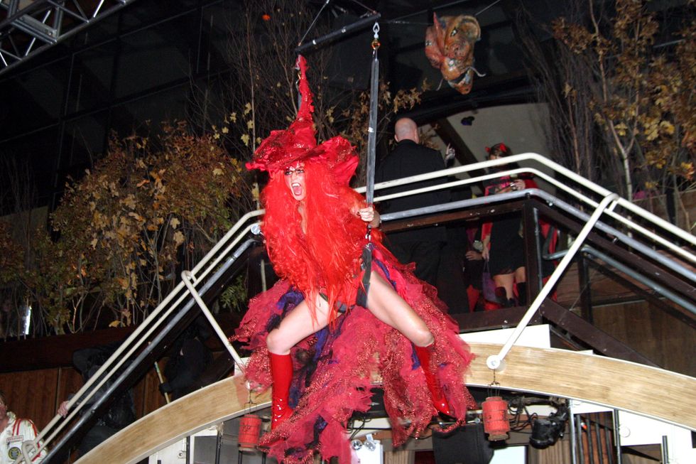 heidi klum's fifth annual halloween party at marquee presented by world selects beer