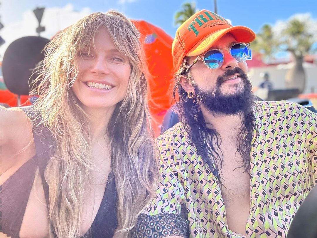 Heidi Klum in topless durante la vacanza a St Barts con il marito