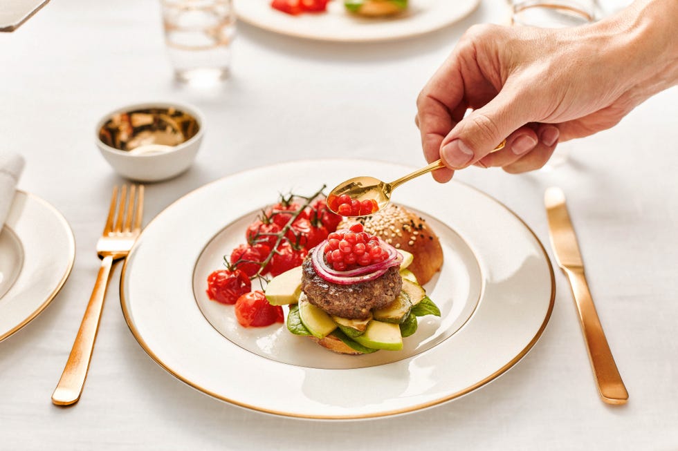 Dish, Food, Cuisine, Ingredient, Breakfast, À la carte food, Produce, Steak tartare, Tartare, Meal, 