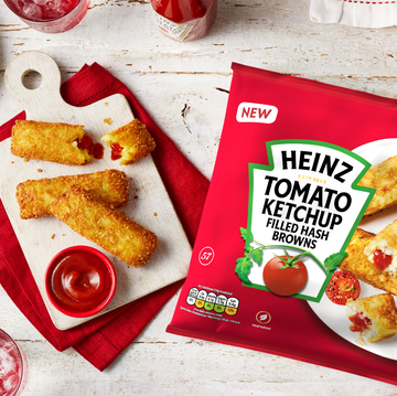 heinz tomato ketchup filled hash browns