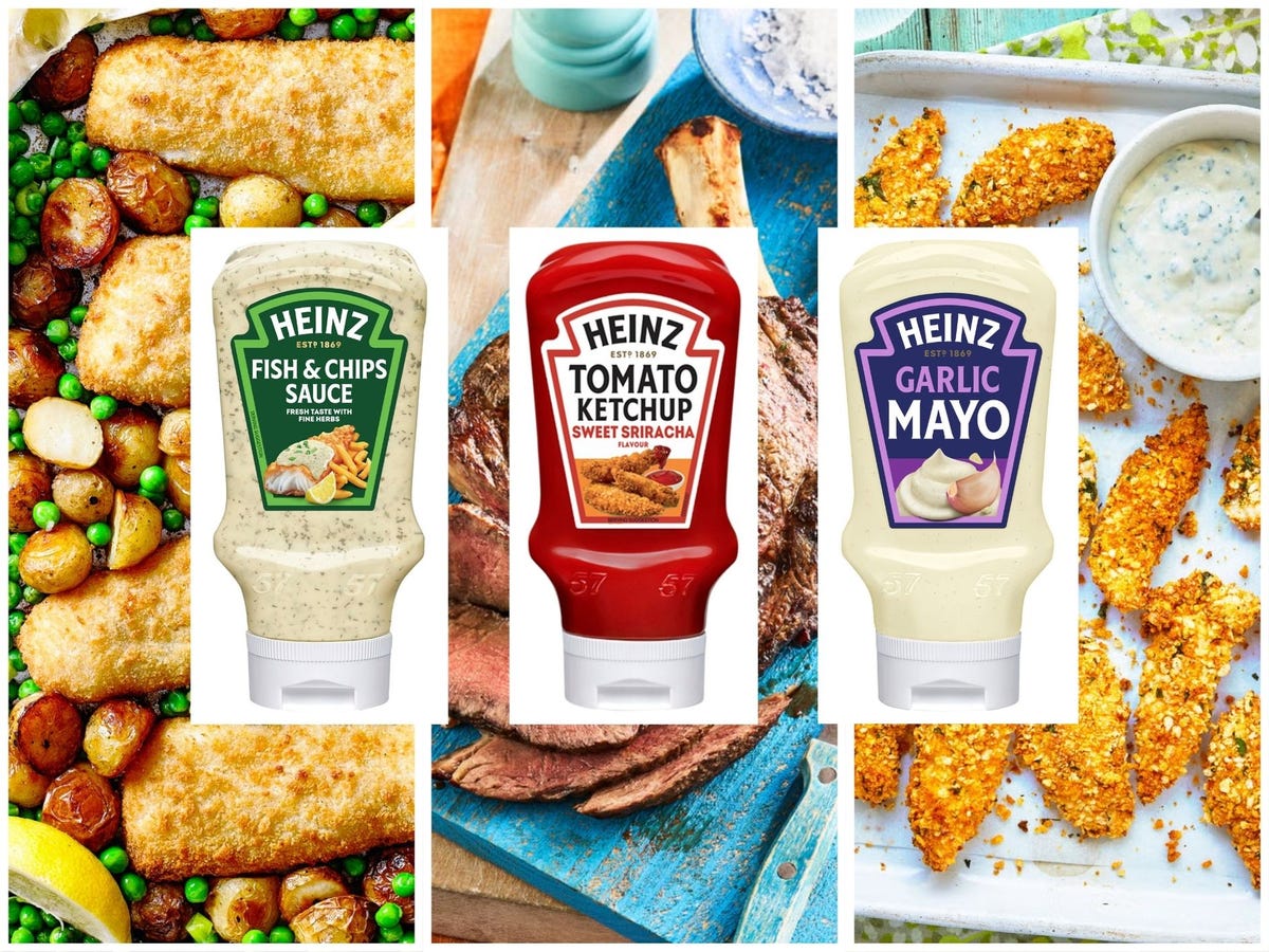 Heinz has launched 3 brand-new squeezy sauces, including one especially for fish and chips