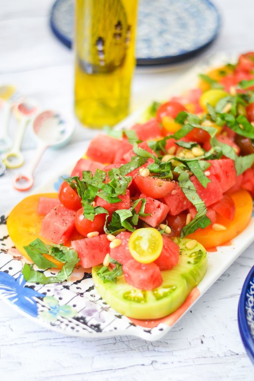 heirloom tomato watermelon salad recipe