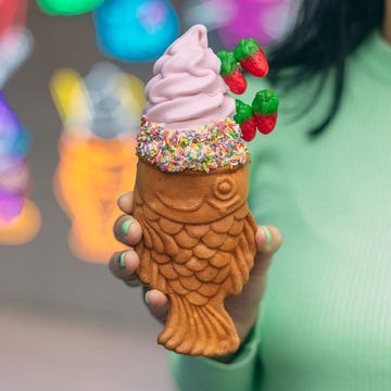 Helado taiyaki de Baileys Strawberries & Cream, de La Pecera helado taiyaki de baileys strawberries cream, de la pecera