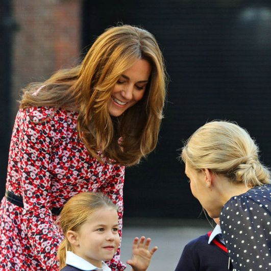 princess charlotte's first day of school