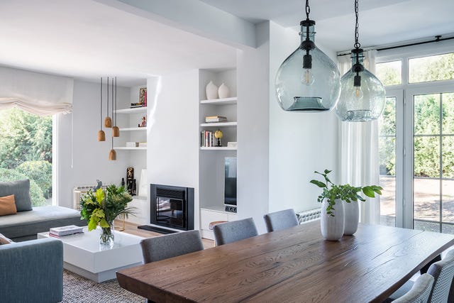 Casa reformada en Guadarrama: Salón comedor