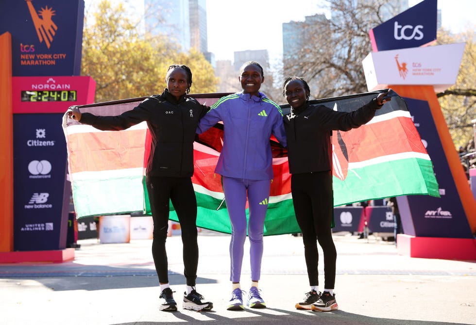 podio maratona di new york