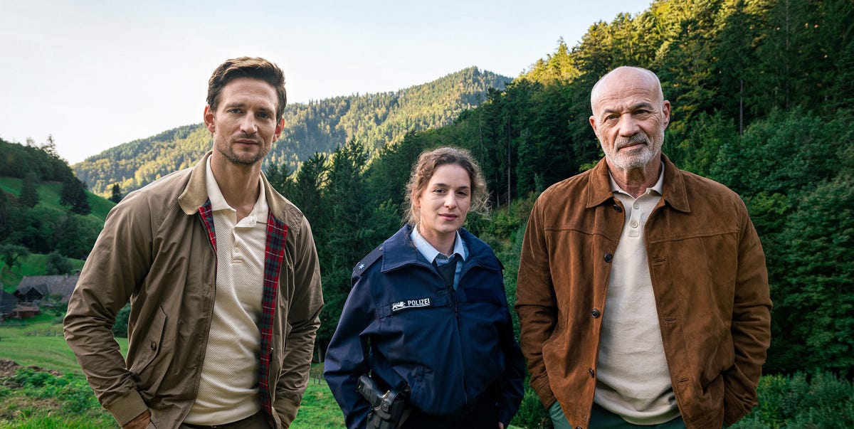 All 8 episodes of this "dark" new crime thriller with a "village cop" are streaming in the UK now