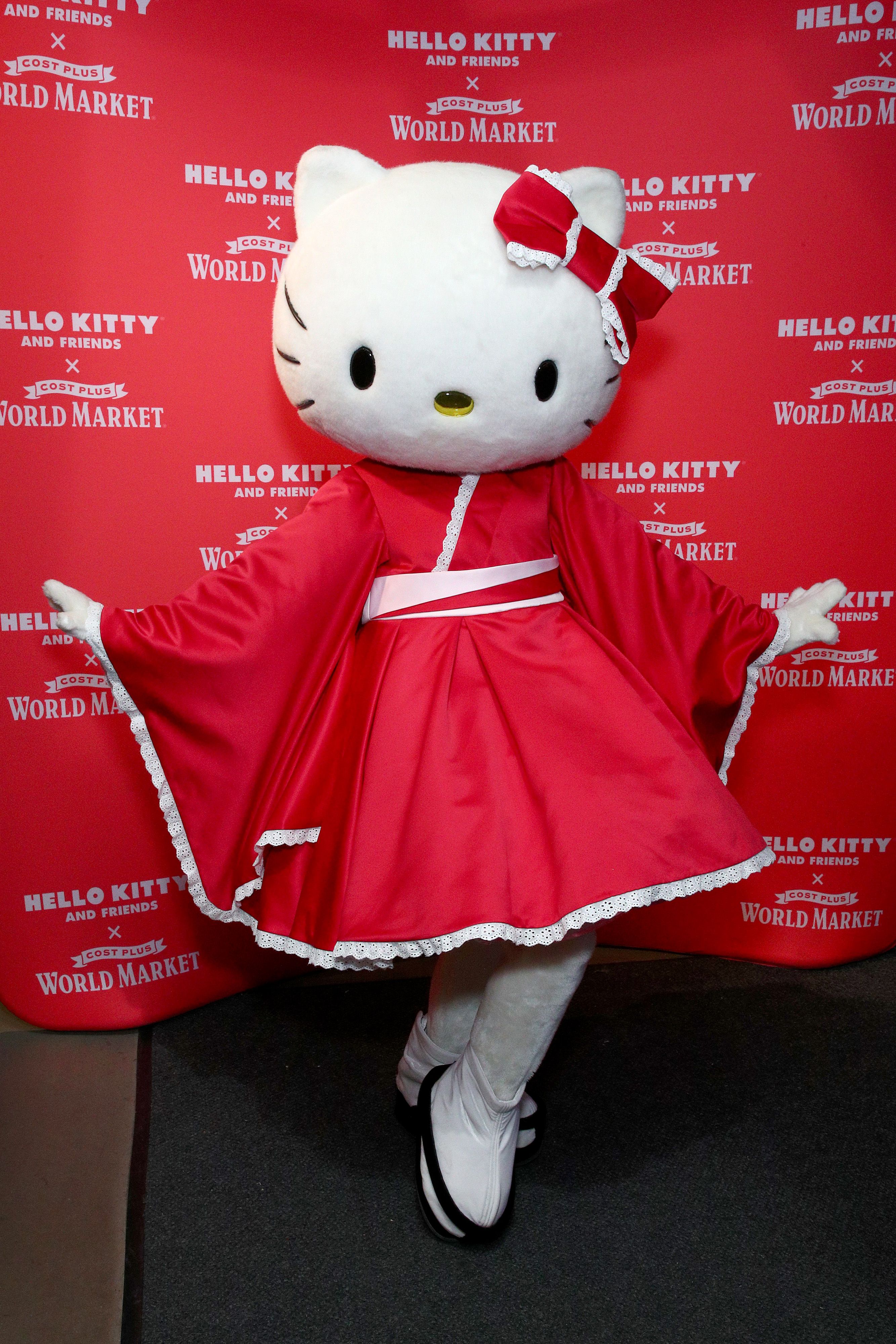 Hello Kitty Mascot Costume Party Character Birthday Halloween