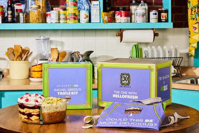hello fresh trifle kit friends brand partnership