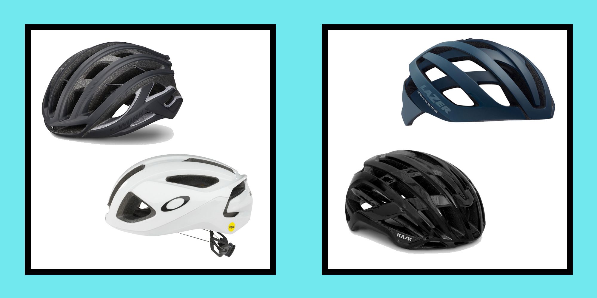 The bike helmets: Kask, Specialized, Lazer & Oakley tested