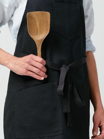 helt raven canvas bib apron