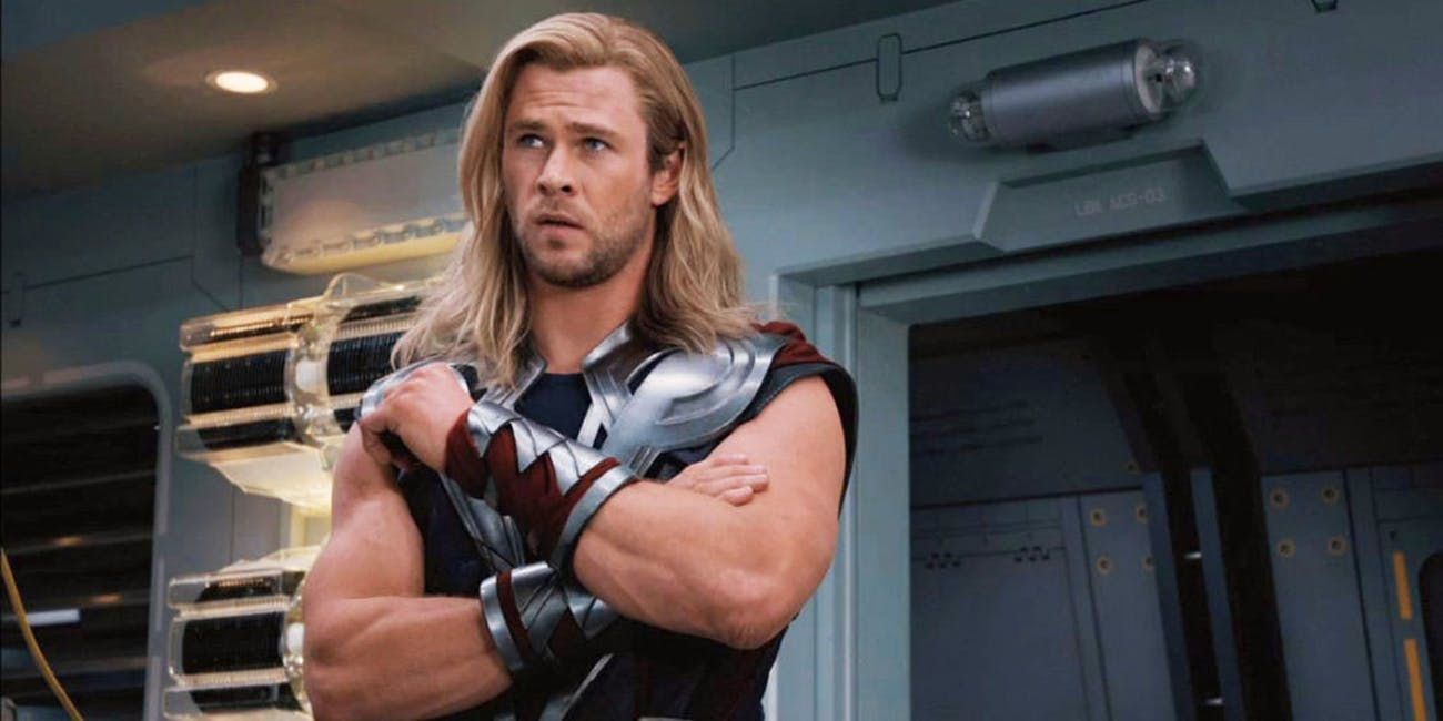 Chris Hemsworth está usando esteróides em Thor: Love and Thunder