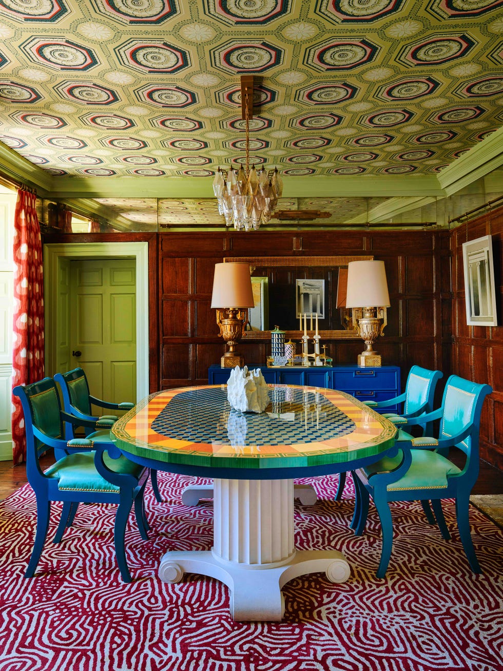 cotswolds home by henri fitzwilliam lay dining maximalism