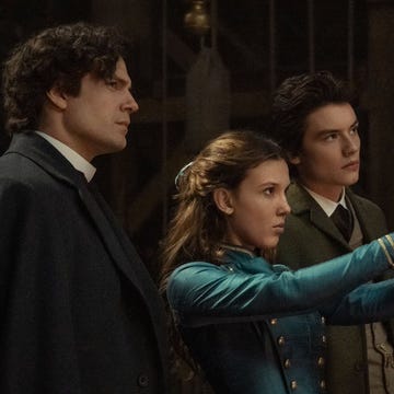 henry cavill, millie bobby brown, louis partridge, enola holmes 2