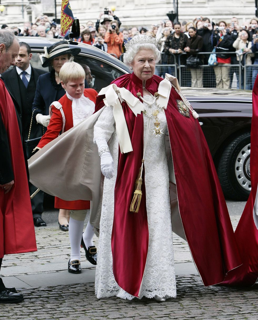 the queen and prince of wales attend the order of bath service