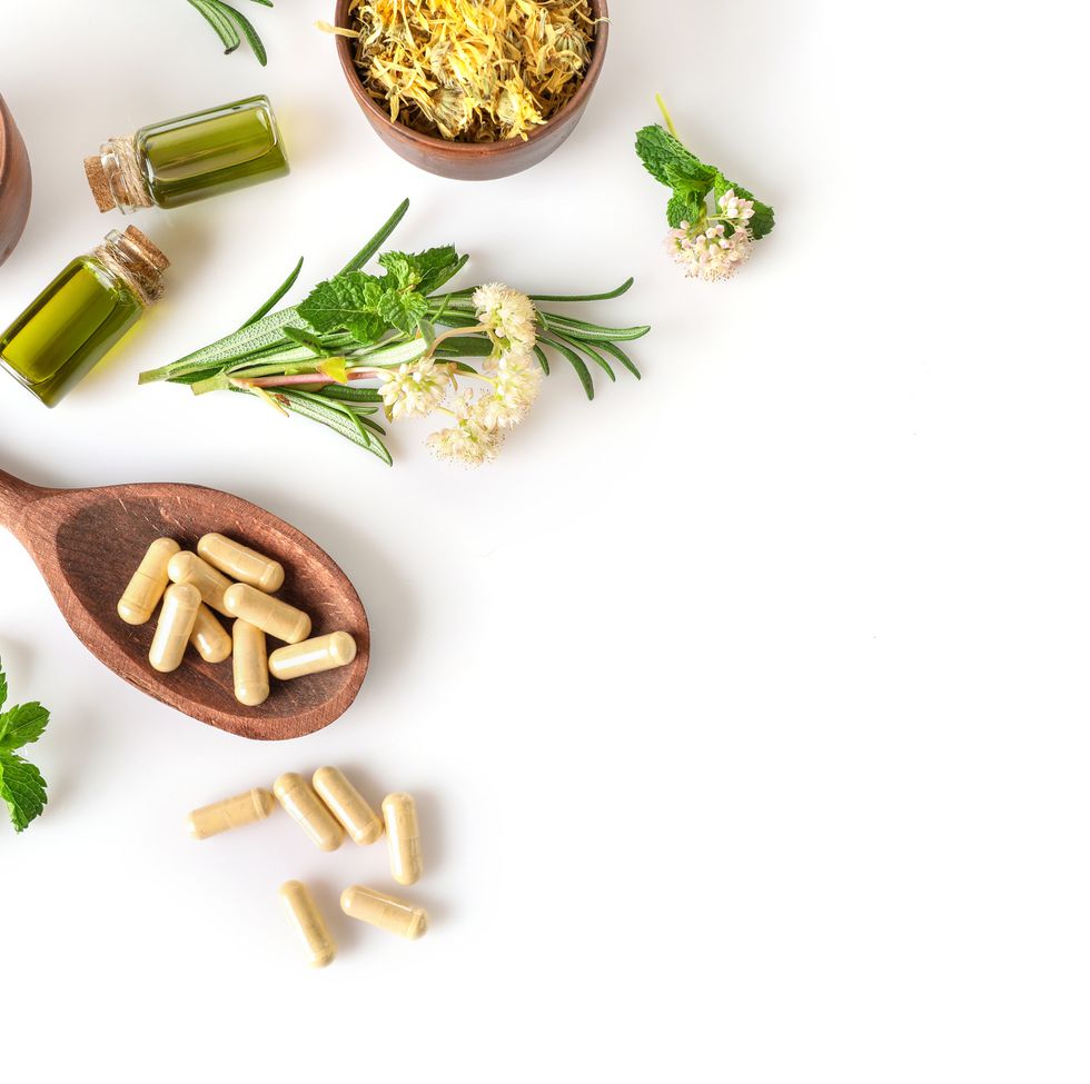 herbal and alternative medicine concept