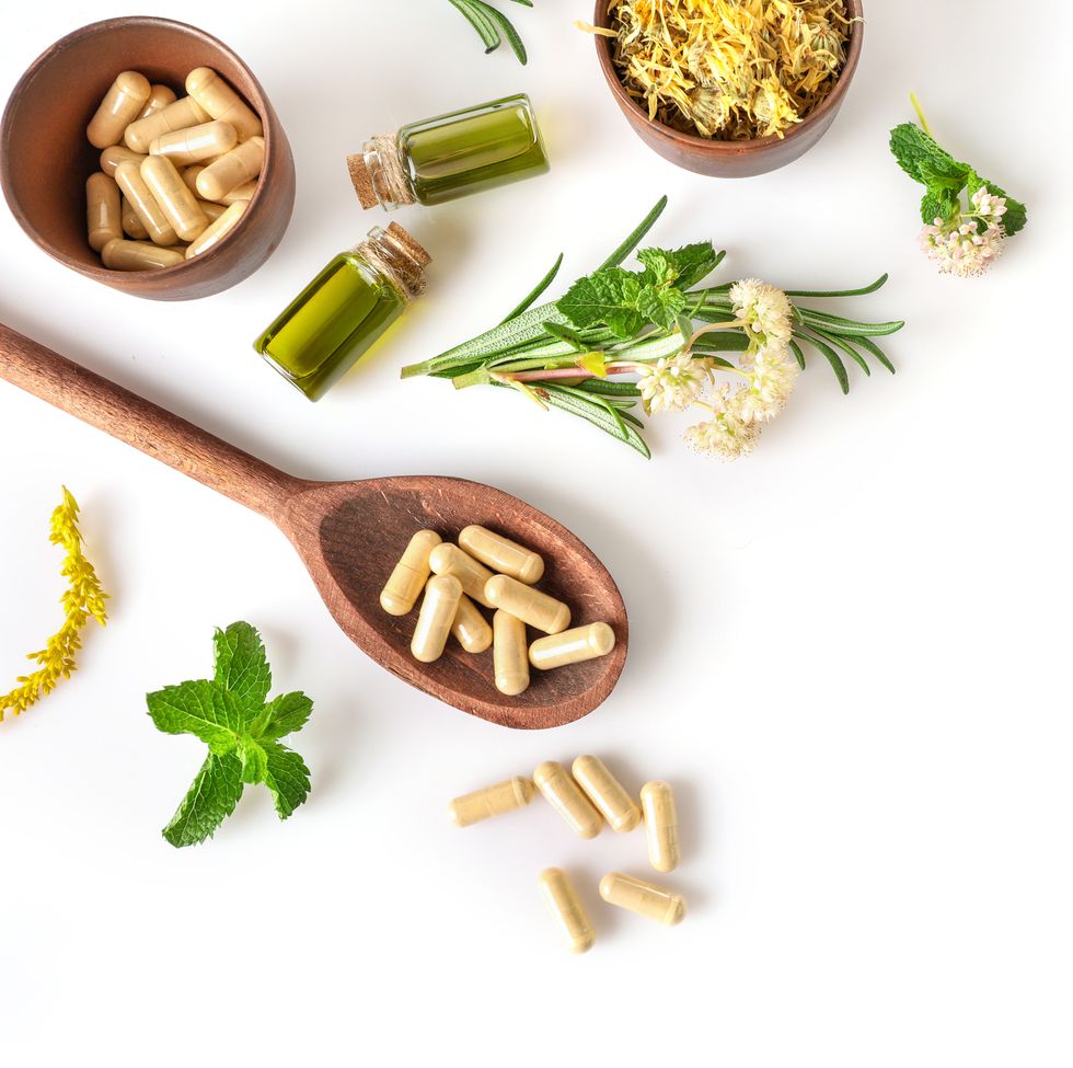 herbal and alternative medicine concept