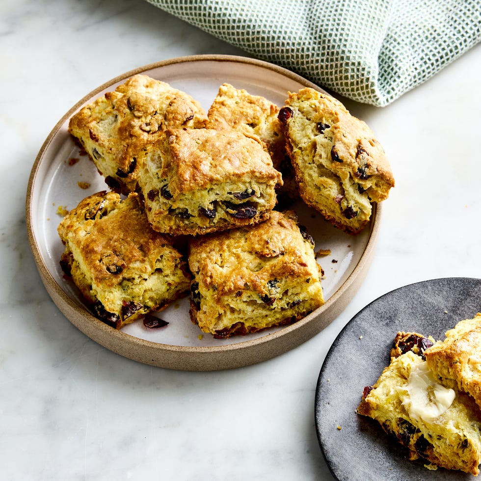 herby cranberry biscuits