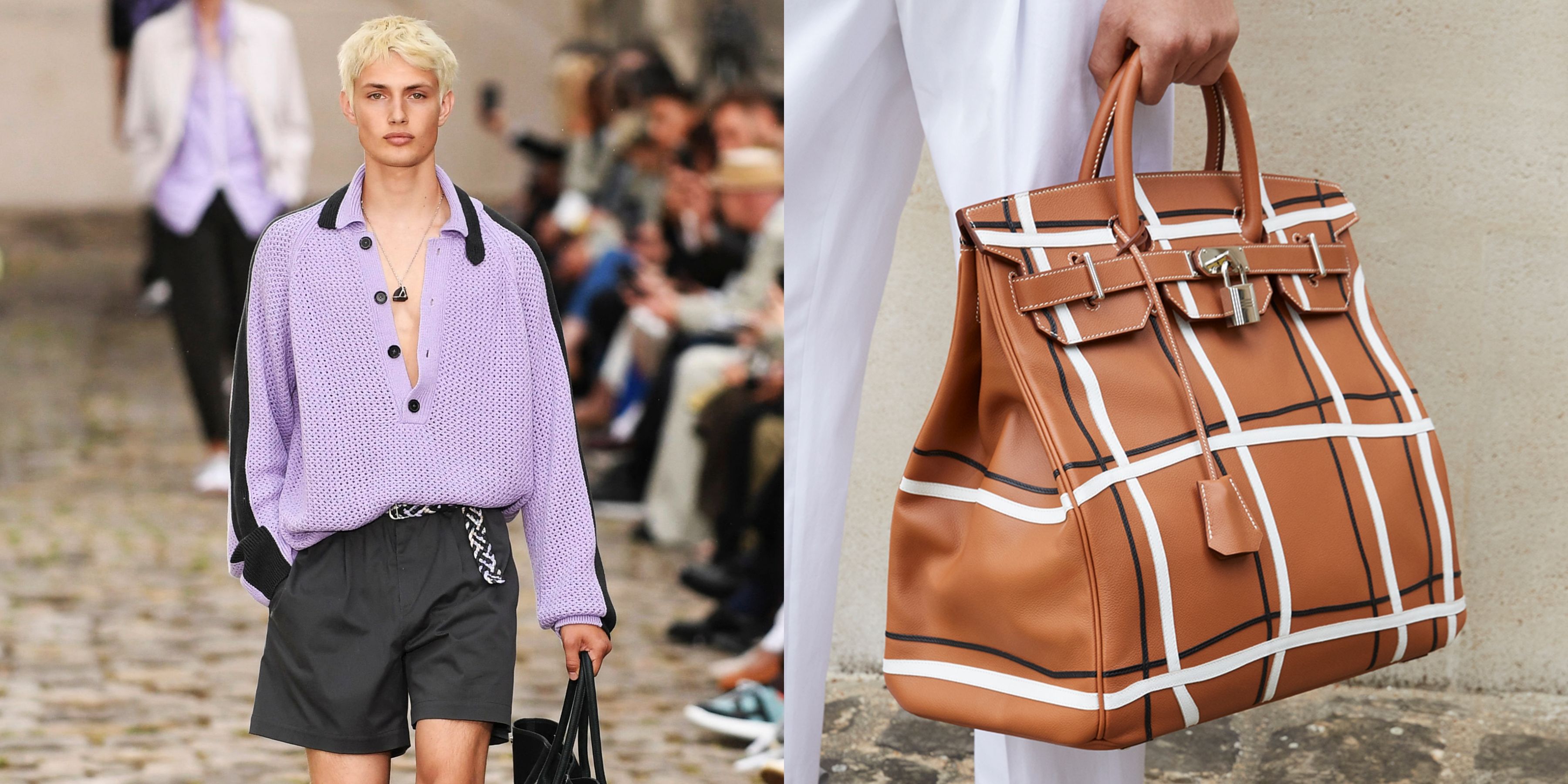 Hermès的質感夏日特調！Hermès 2023春夏男裝系列打造清新檸檬黃、水波紋樣經典包