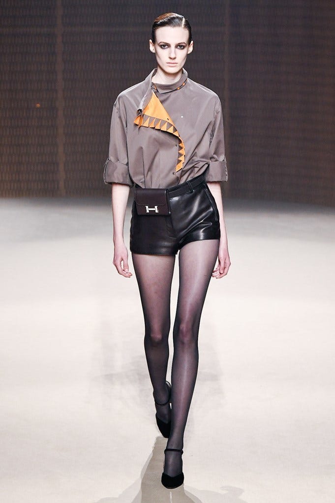 Fashion model, Fashion show, Fashion, Runway, Clothing, Fashion design, Leg, Tights, Human, Shorts, 