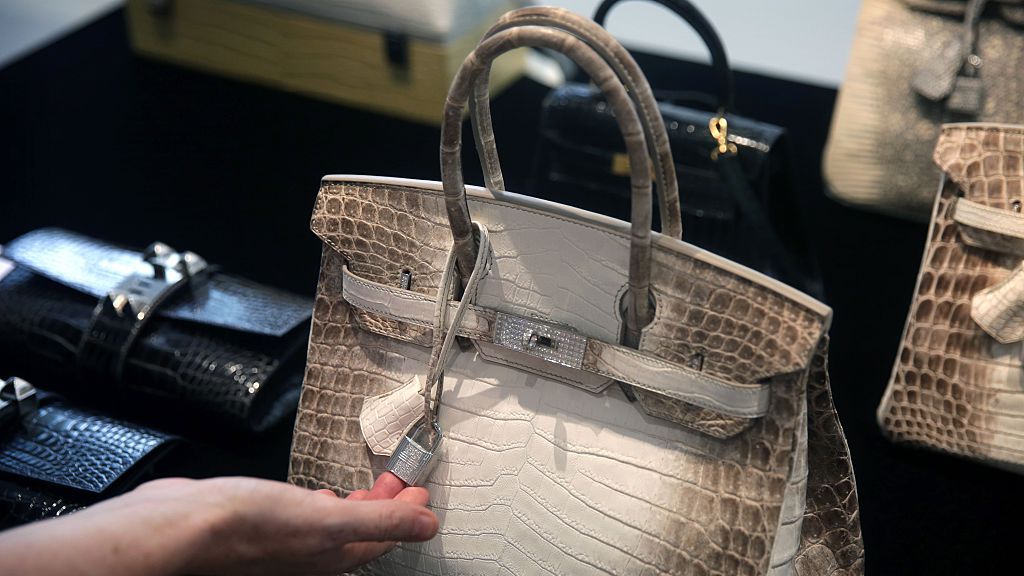 Hermès Birkin bag sells for record £146,000 at Christie's auction