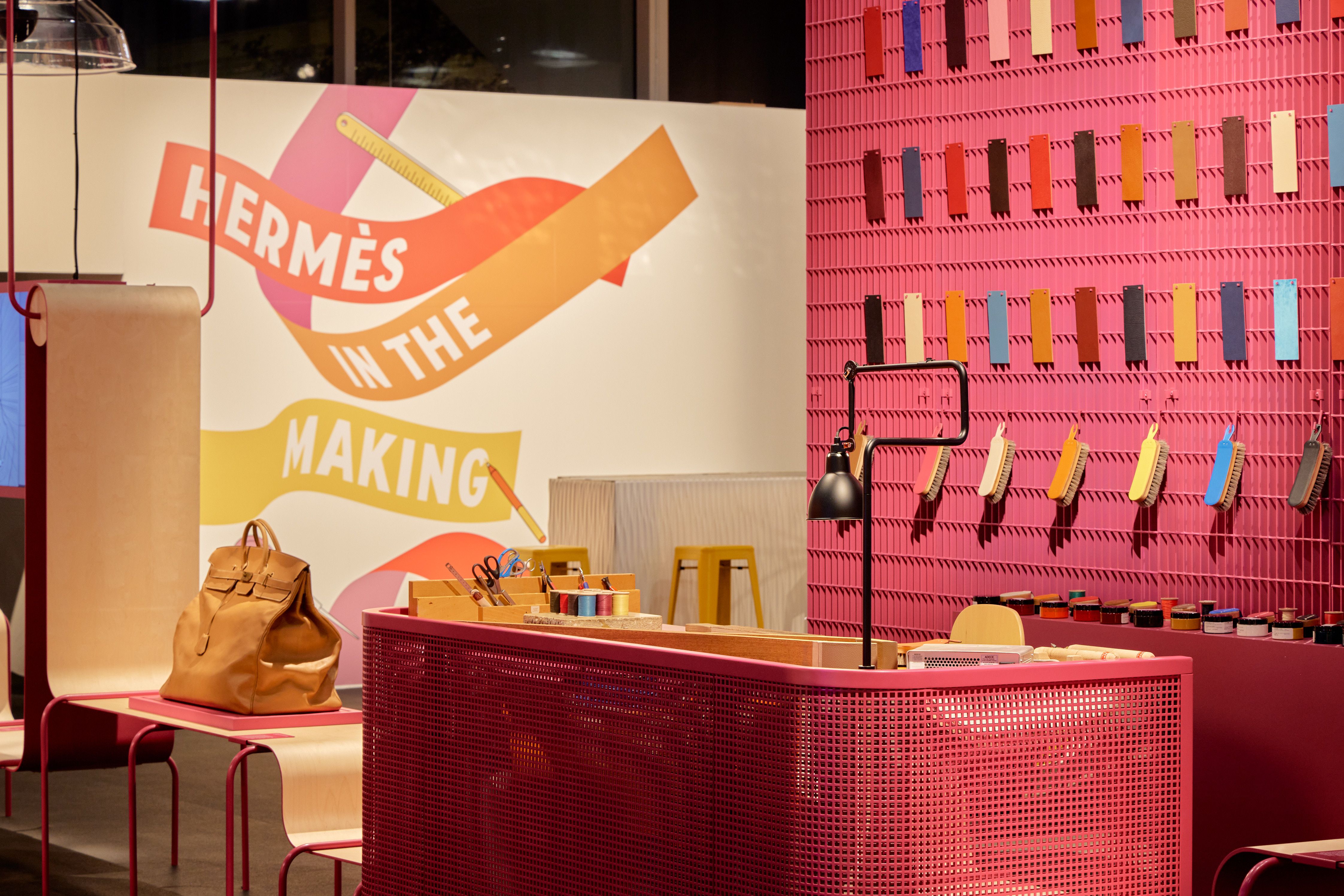 Step Inside the Hermès Atelier at an Hermès 2022 Traveling Exhibition