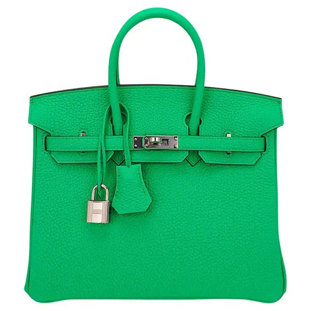 hermes birkin green