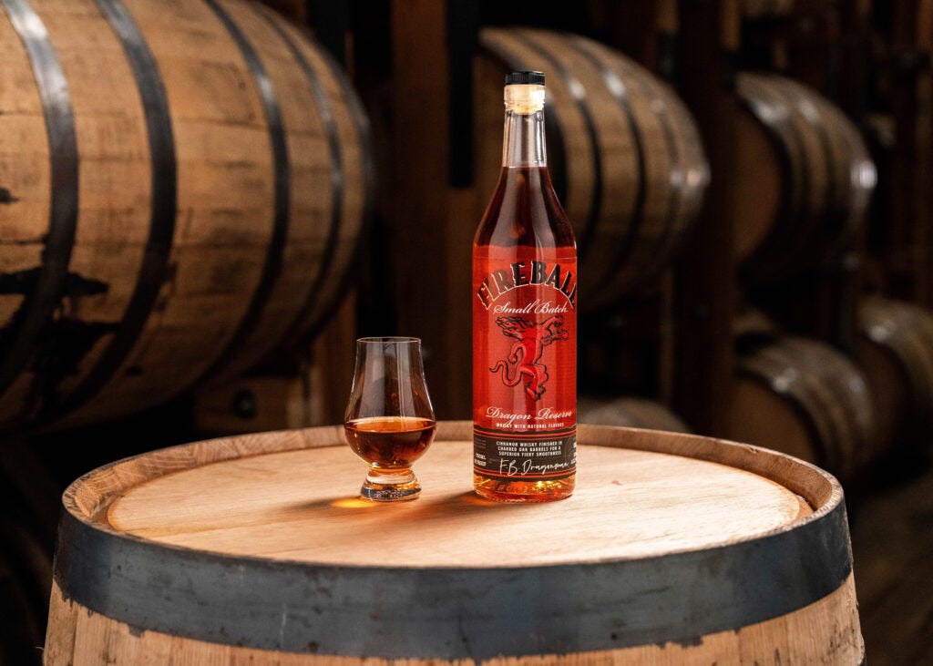 Fireball Is Releasing Its First Barrel-Aged Whisky, Dragon Reserve