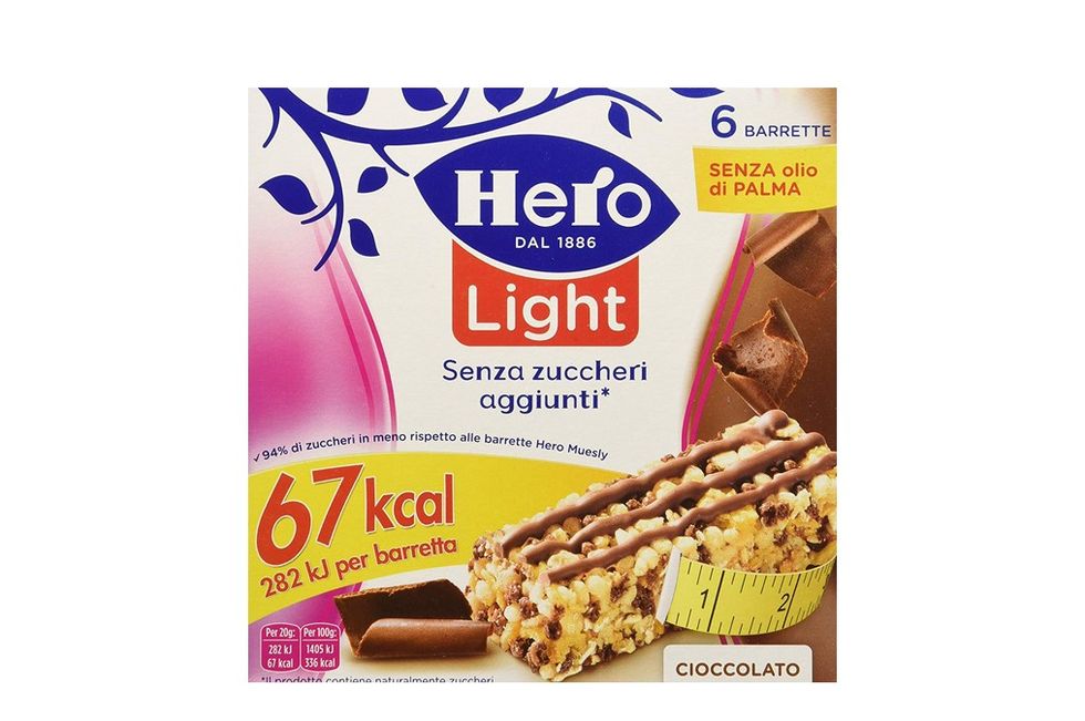 Barrette Hero Light al Cioccolato