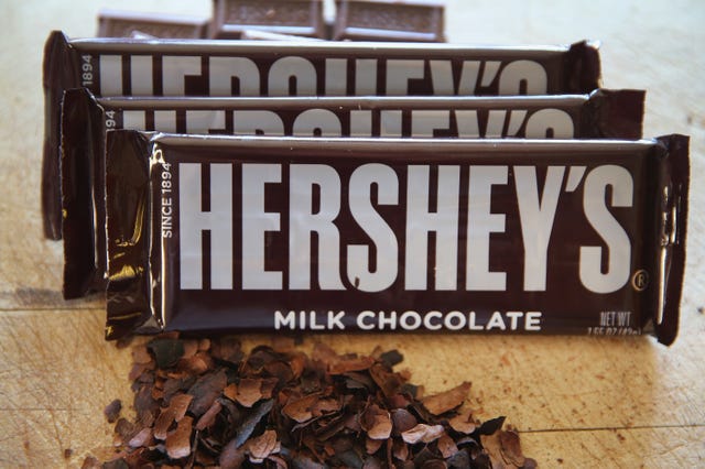 citing rising cost of ingredients, hershey's raises prices 8 percent
