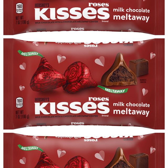 hershey's kisses meltaway roses valentine's day candy