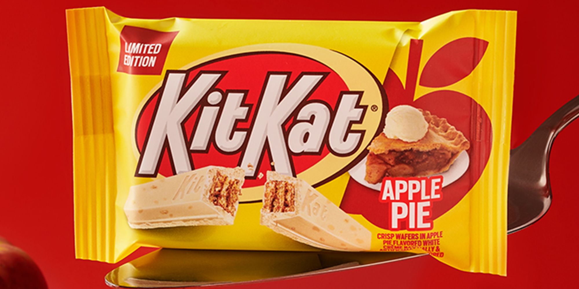 Hershey's Has a New Kit Kat Apple Pie Milkshake That's Drizzled With Caramel