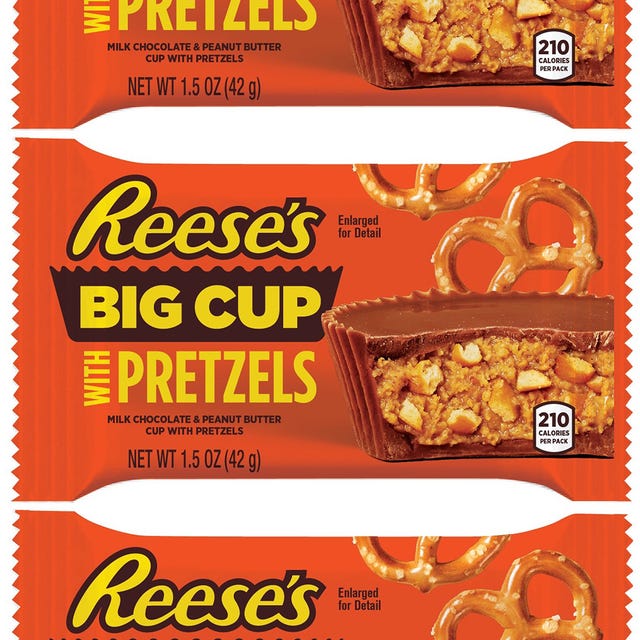 reese's big cup with pretzels