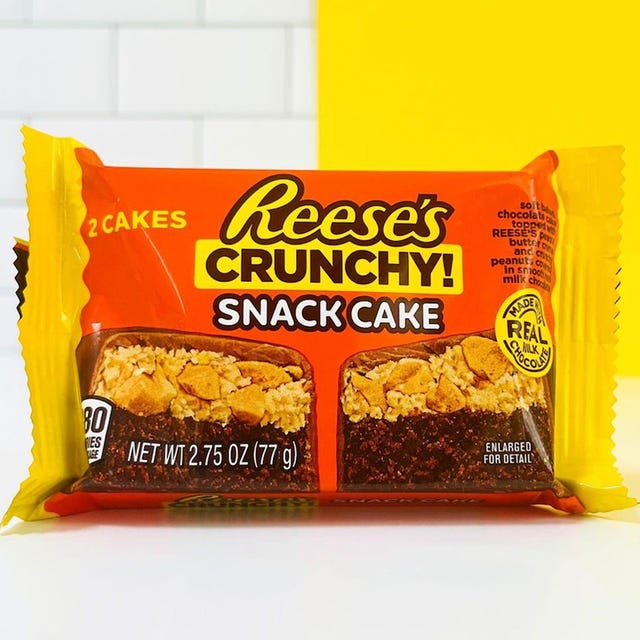 hershey's reese's crunchy snack cakes