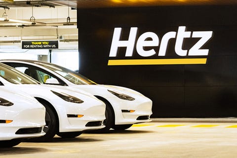 hertz tesla order