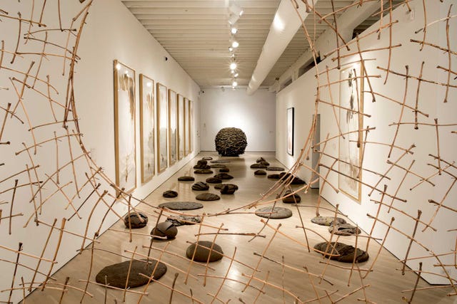 installation by andy goldsworthy