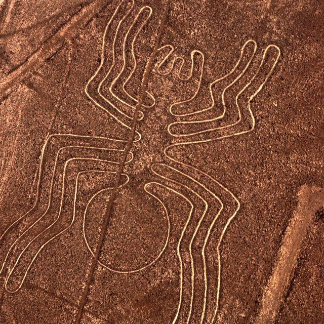 een tekening van de nazcalijnen in peru