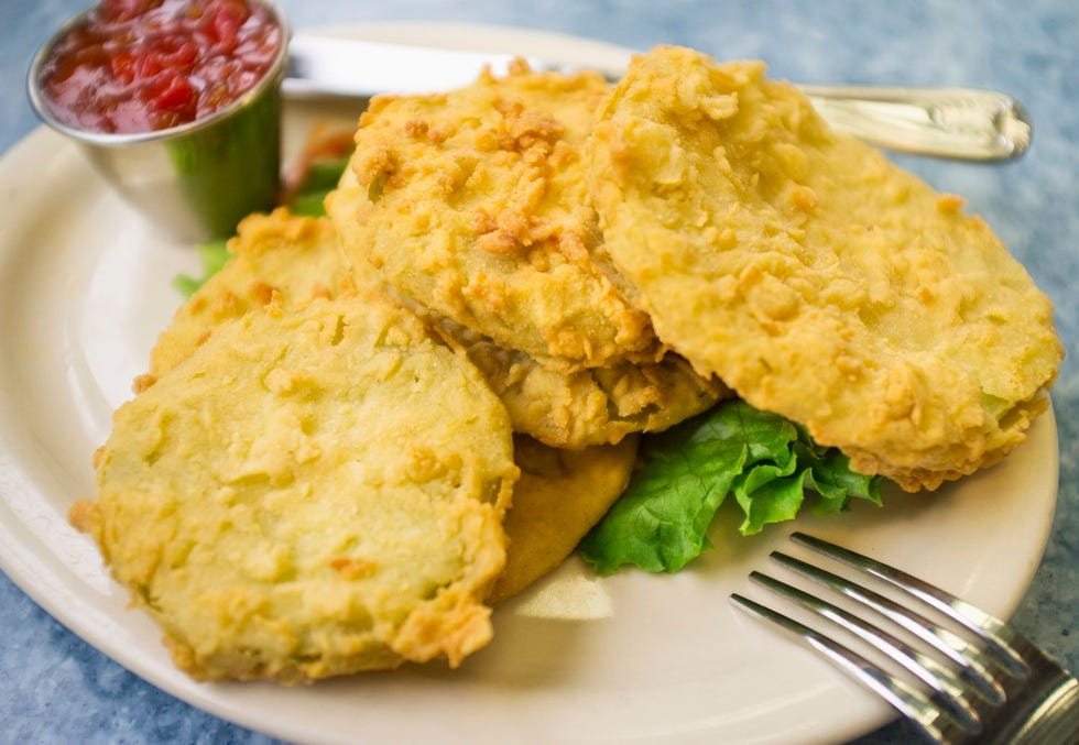 Fried green tomatoes staan op bijna elke menukaart in het diepe Zuiden