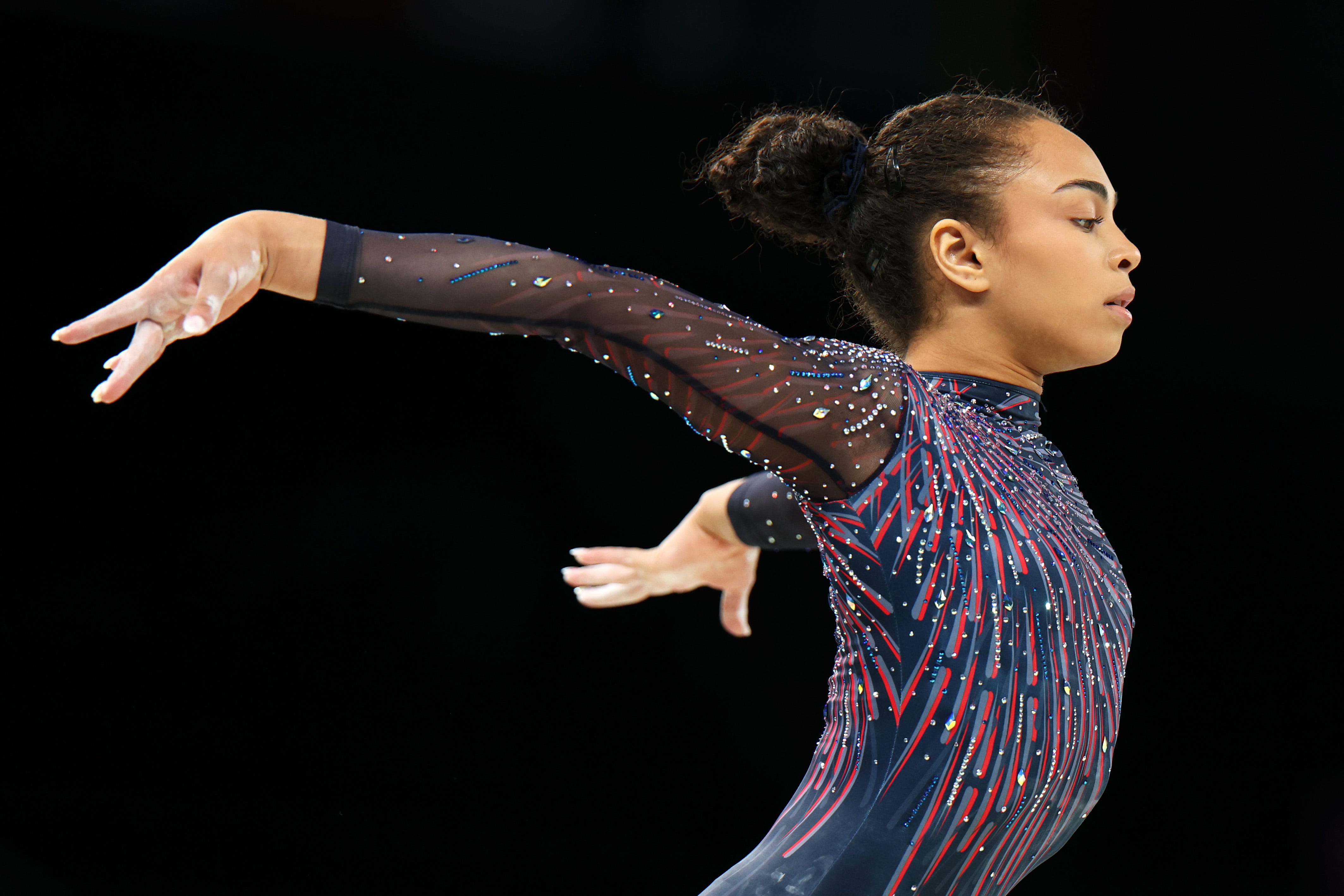 Rivera is just 16 and helped Team USA win gold at the team artistic gymnastics final.