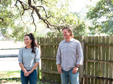 chip and joanna gaines in a still from their new discovery plus venture, magnolia network
