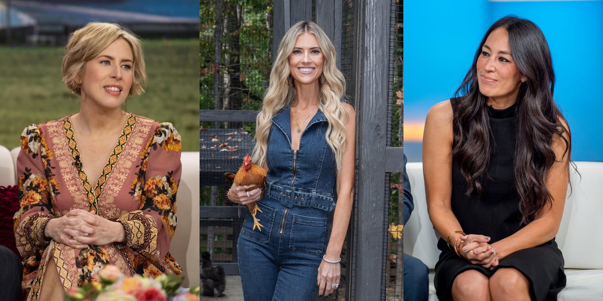hgtv stars erin napier, joanna gaines, and christina haack