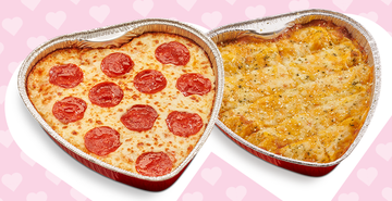 heart shaped pizza