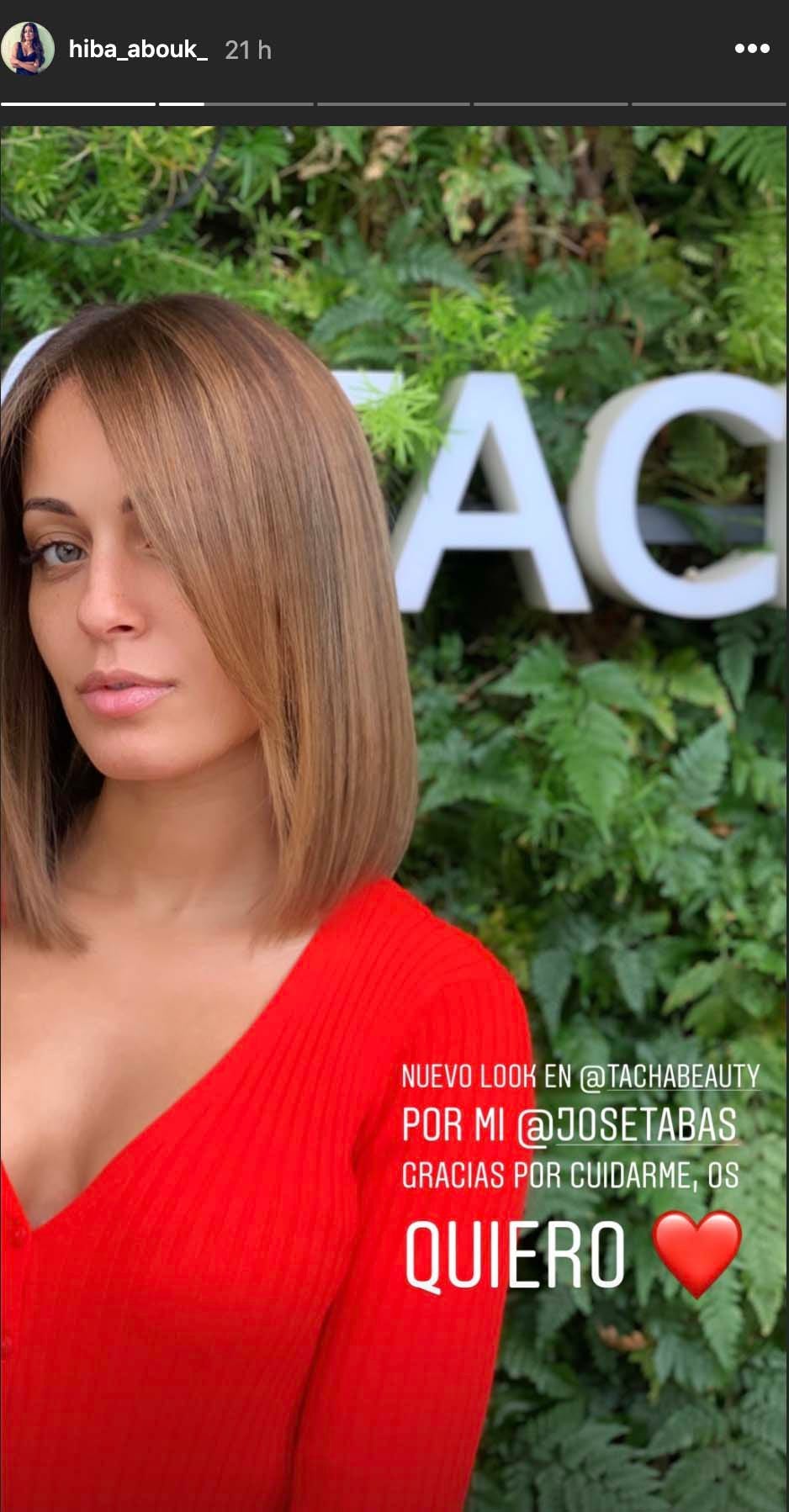 Hiba Abouk, embarazada, estrena color de pelo