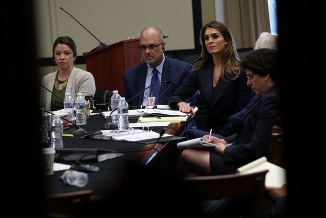 Former White House Communications Director Hope Hicks Testifies Before The House Judiciary Committee Behind Closed Doors