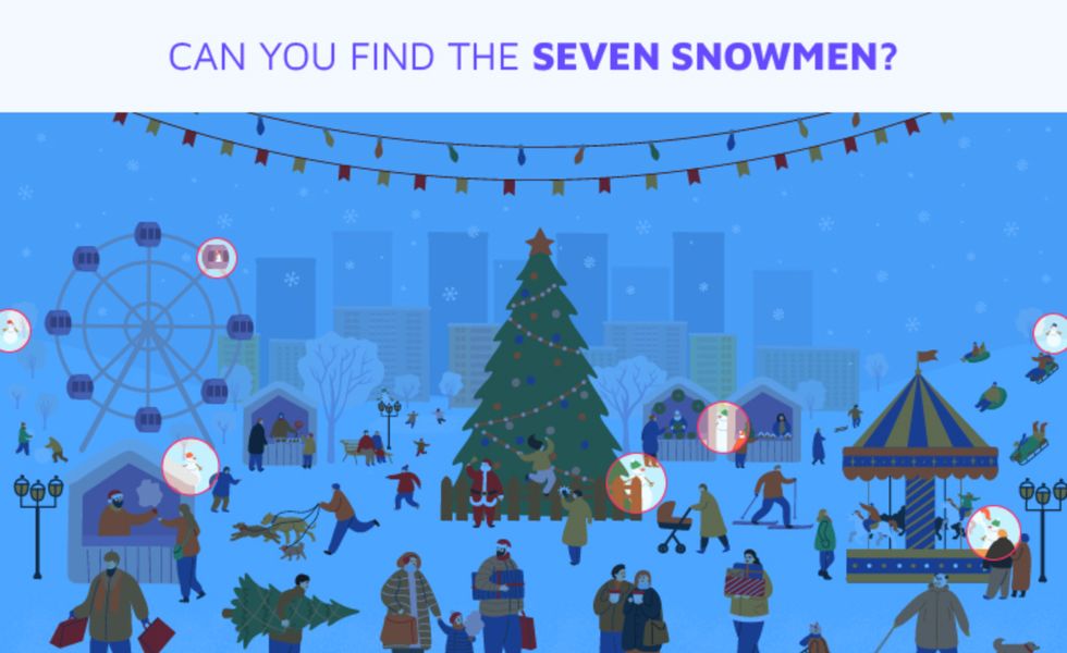 hidden snowmen brainteaser answer