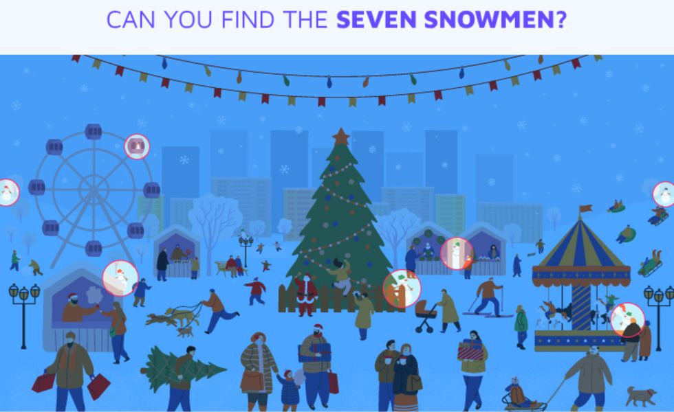 hidden snowmen brainteaser answer