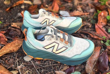 a pair of trail running shoes