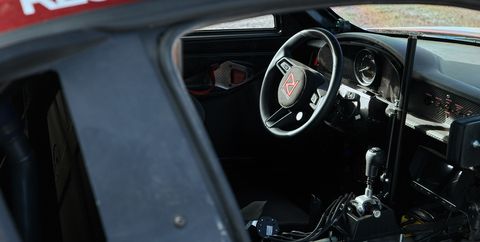 The interior of the Porsche 911 off-road prototype